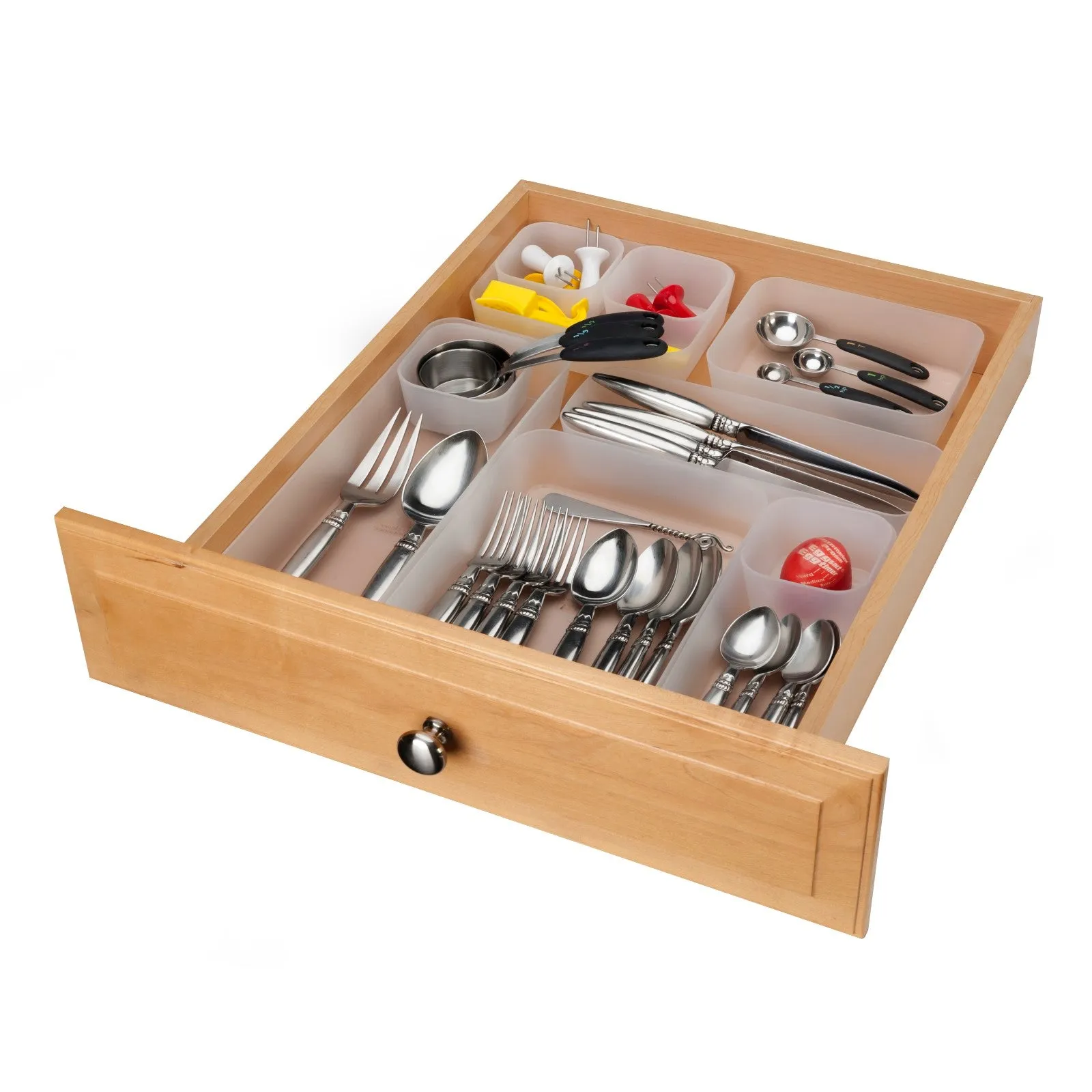 10 Piece Set - Clear Storage & Organizing Trays