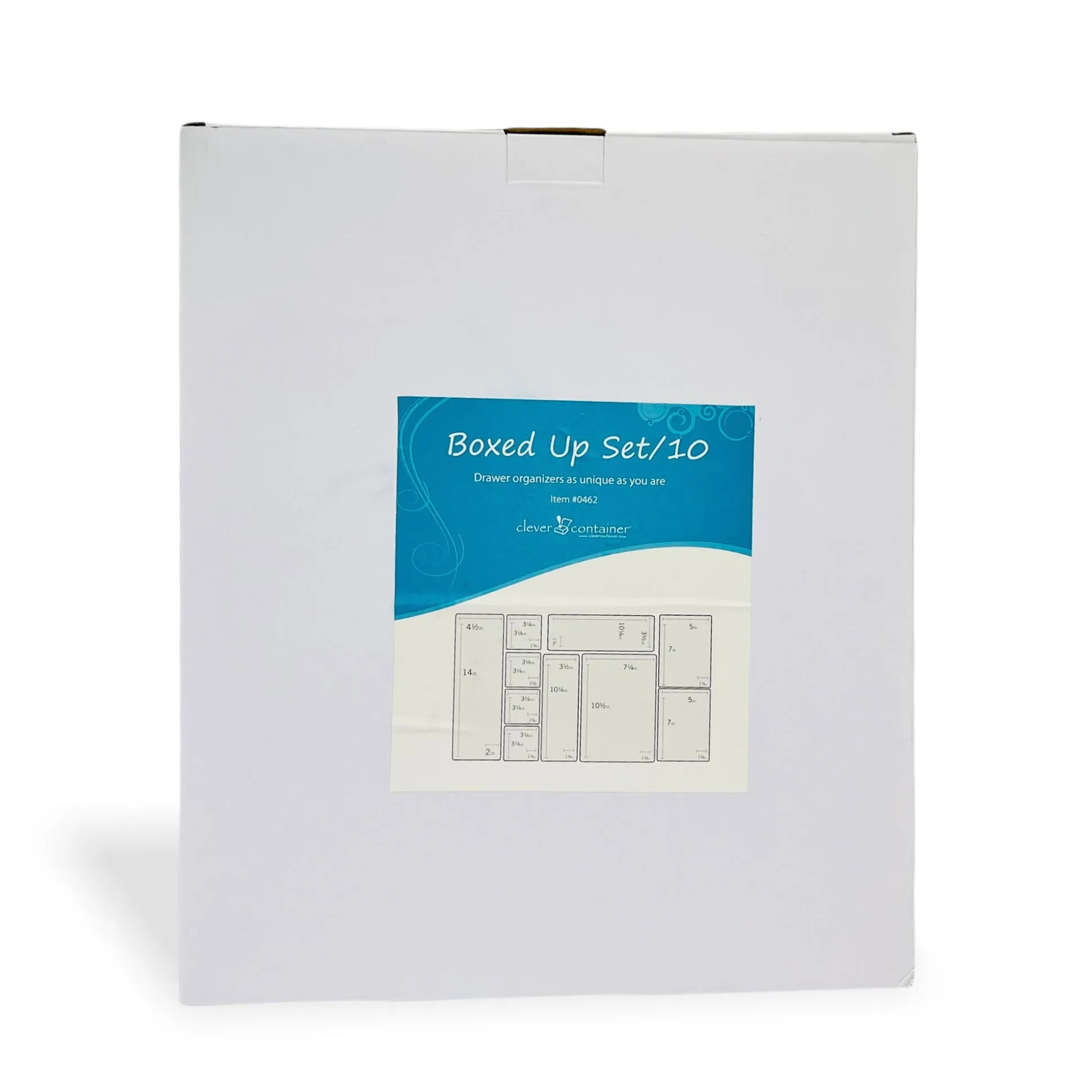 10 Piece Set - Clear Storage & Organizing Trays