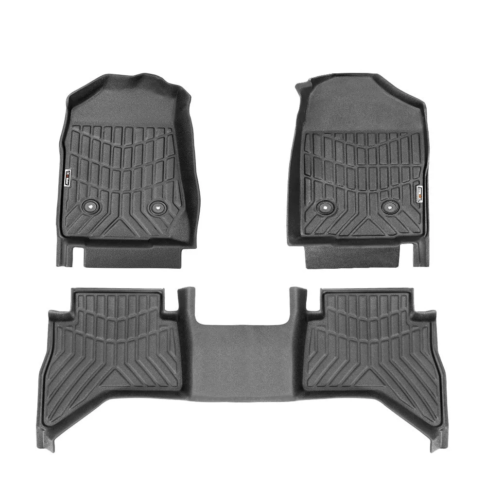 3D TPE Car Floor Mats for Holden Colorado Dual Cab 2012-2020