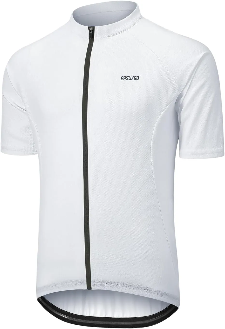ARSUXEO Cycling Jersey Men Short Sleeves Ultra-Comfortable Road Bike Jersey Biking Bicycle Shirt