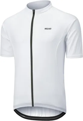 ARSUXEO Cycling Jersey Men Short Sleeves Ultra-Comfortable Road Bike Jersey Biking Bicycle Shirt