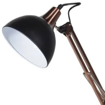 Black and Copper Angle Desk Lamp