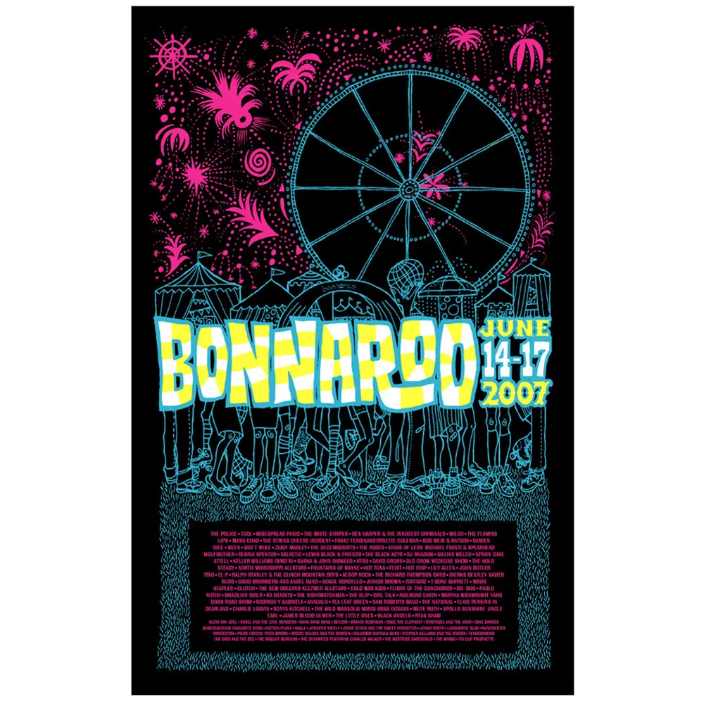 Bonnaroo 2007 Festival Poster