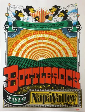 BottleRock 2016 Festival Poster 1 - Regular Edition