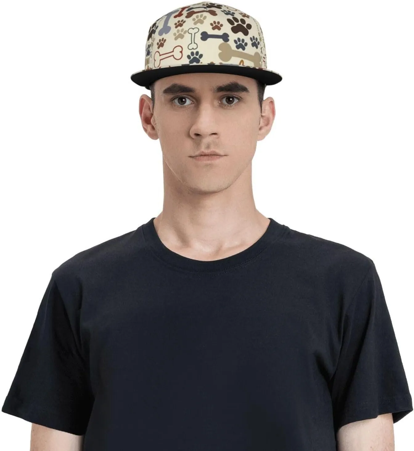 Cartoon Animal Baseball Cap for Men Women Classic Snapback Hip Hop Flat Bill Brim Adjustable Visor Beach Trucker Hat