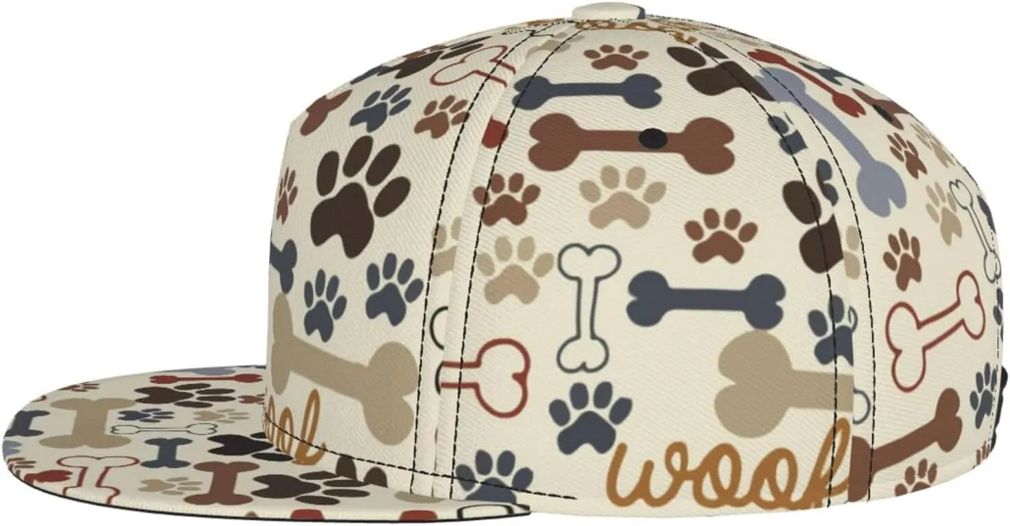 Cartoon Animal Baseball Cap for Men Women Classic Snapback Hip Hop Flat Bill Brim Adjustable Visor Beach Trucker Hat
