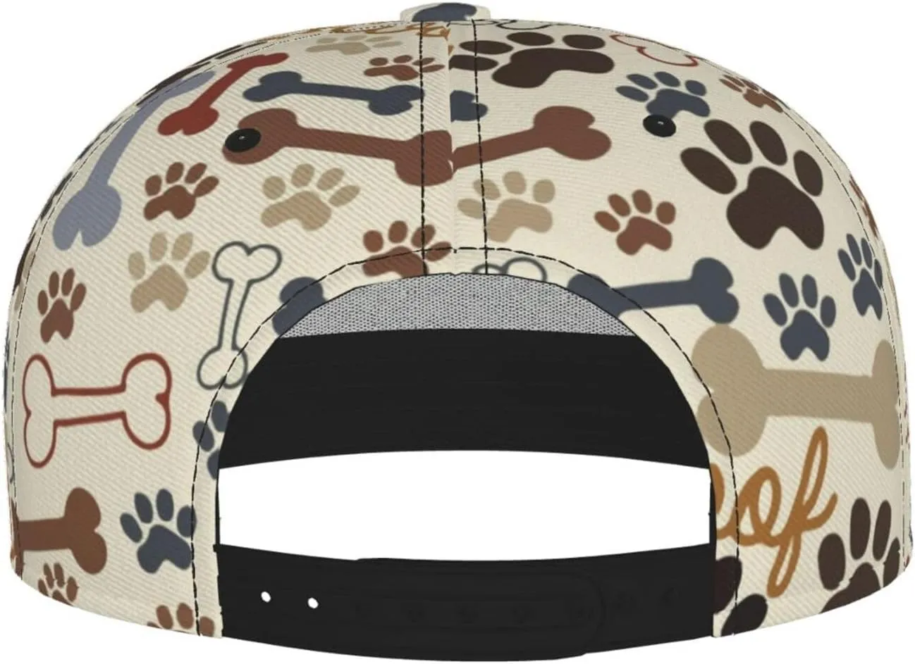 Cartoon Animal Baseball Cap for Men Women Classic Snapback Hip Hop Flat Bill Brim Adjustable Visor Beach Trucker Hat