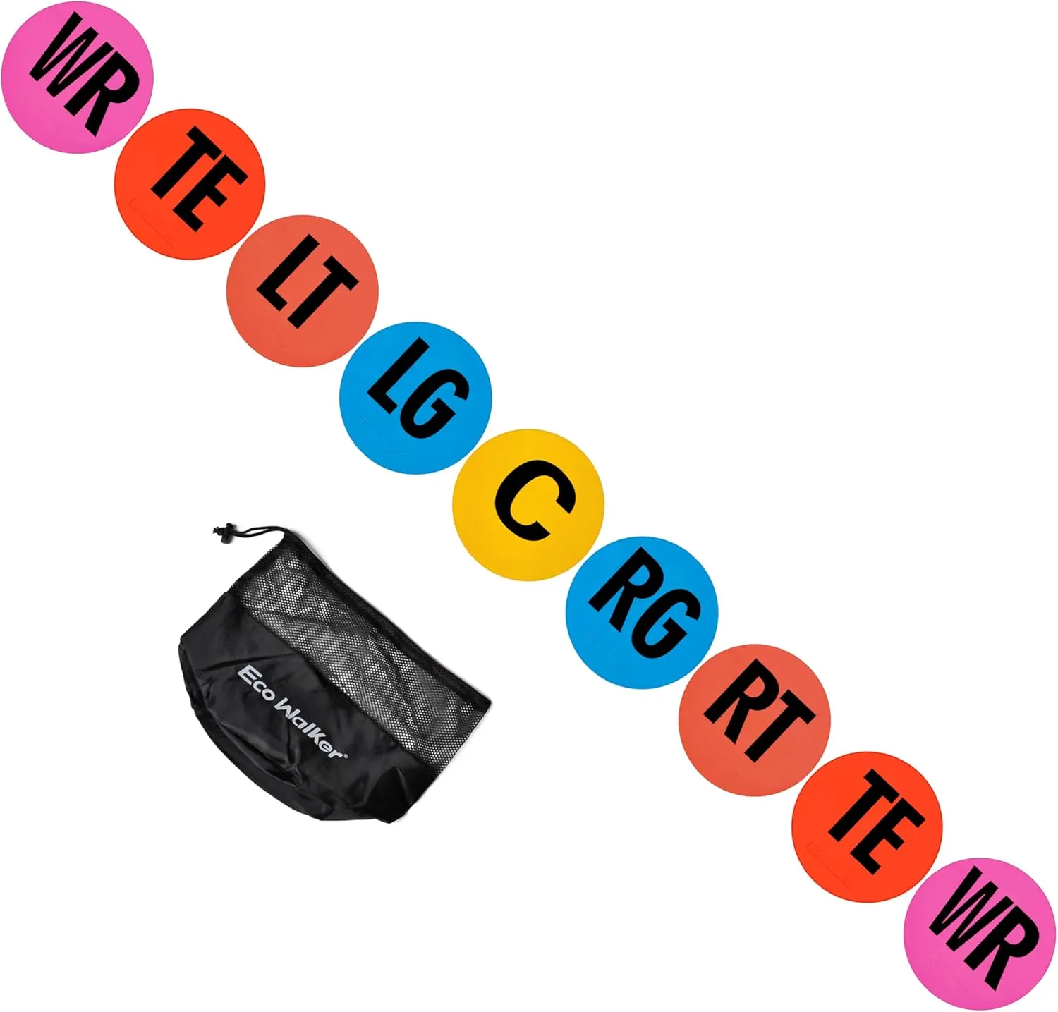 Football Spot Markers for Position, Agility, and Tactical Drills