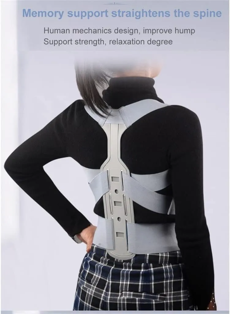 Invisible Chest Orthopedic Device Back Brace Supports Waist Belt Spine Support Men Women Breathable Corset(M code)