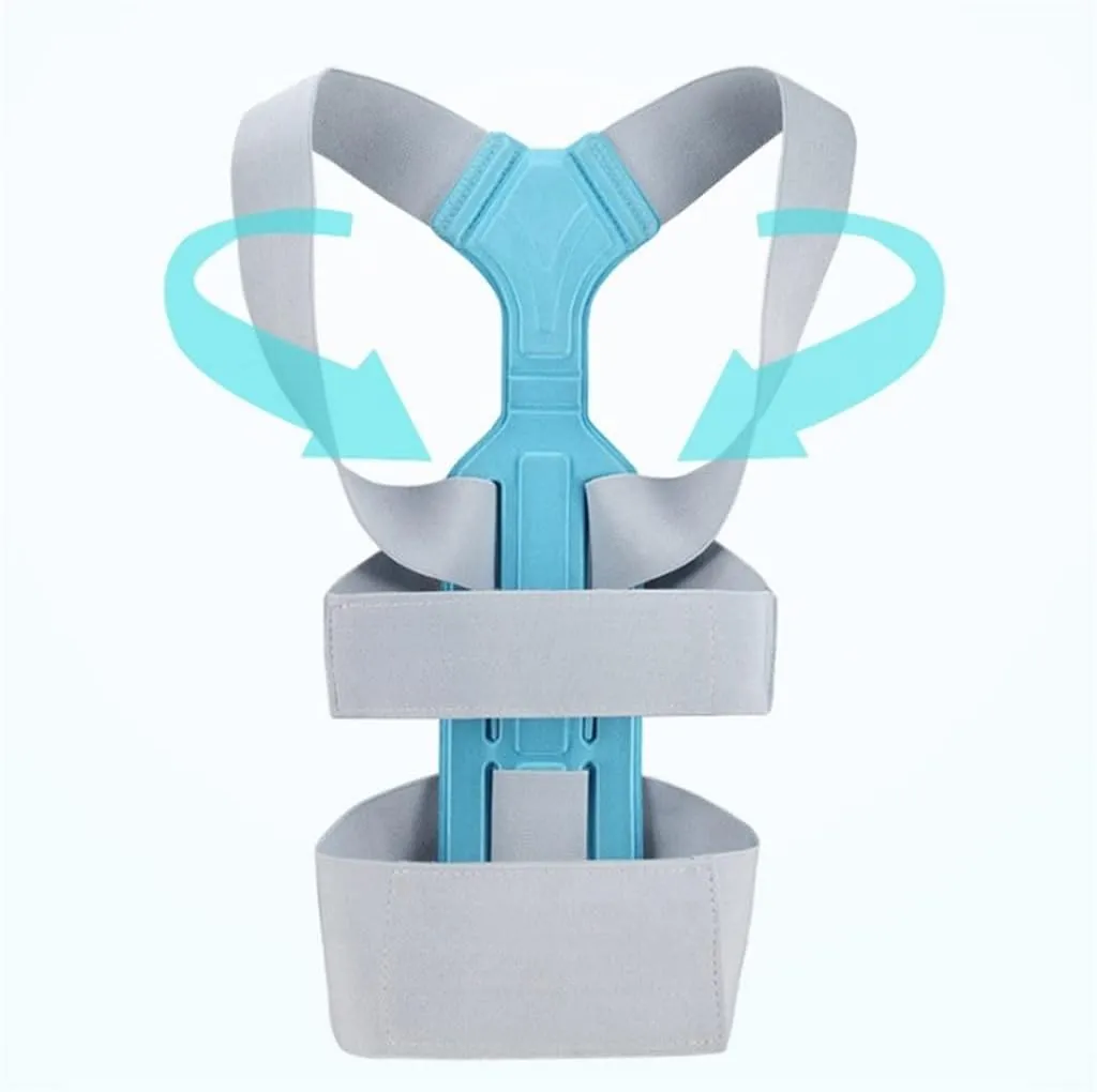 Invisible Chest Orthopedic Device Back Brace Supports Waist Belt Spine Support Men Women Breathable Corset(M code)