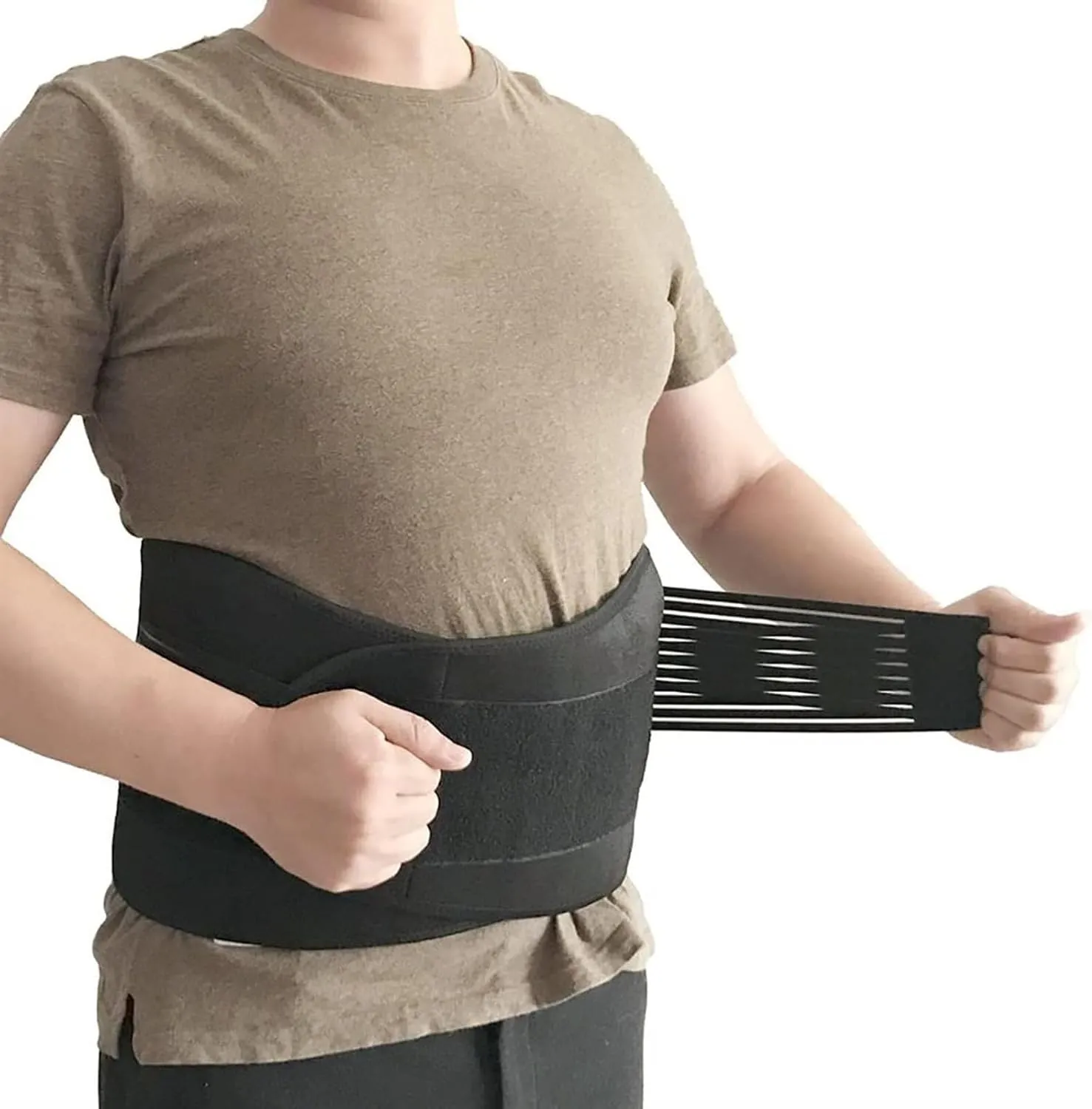 Lumbar Support Brace Orthopedic Medical Neoprene Compression Lower Back Brace Waist Hip Support Belt for Sciatica Herniated Disc Pain Relief Suitable for Sports(XL)