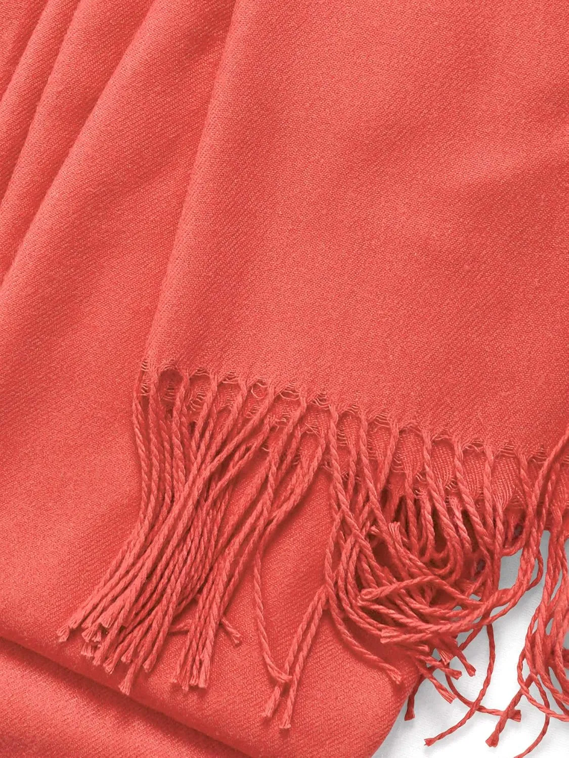 Made By Johnny Women's Winter Pashmina Scarf  Soft Cashmere Feel Shawl Wrap, Warm Fashion Blanket Scarves