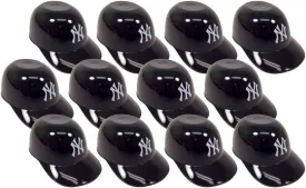 MLB Mini Batting Helmet Ice Cream Sundae/Snack Bowls, Yankees - 12 Pack