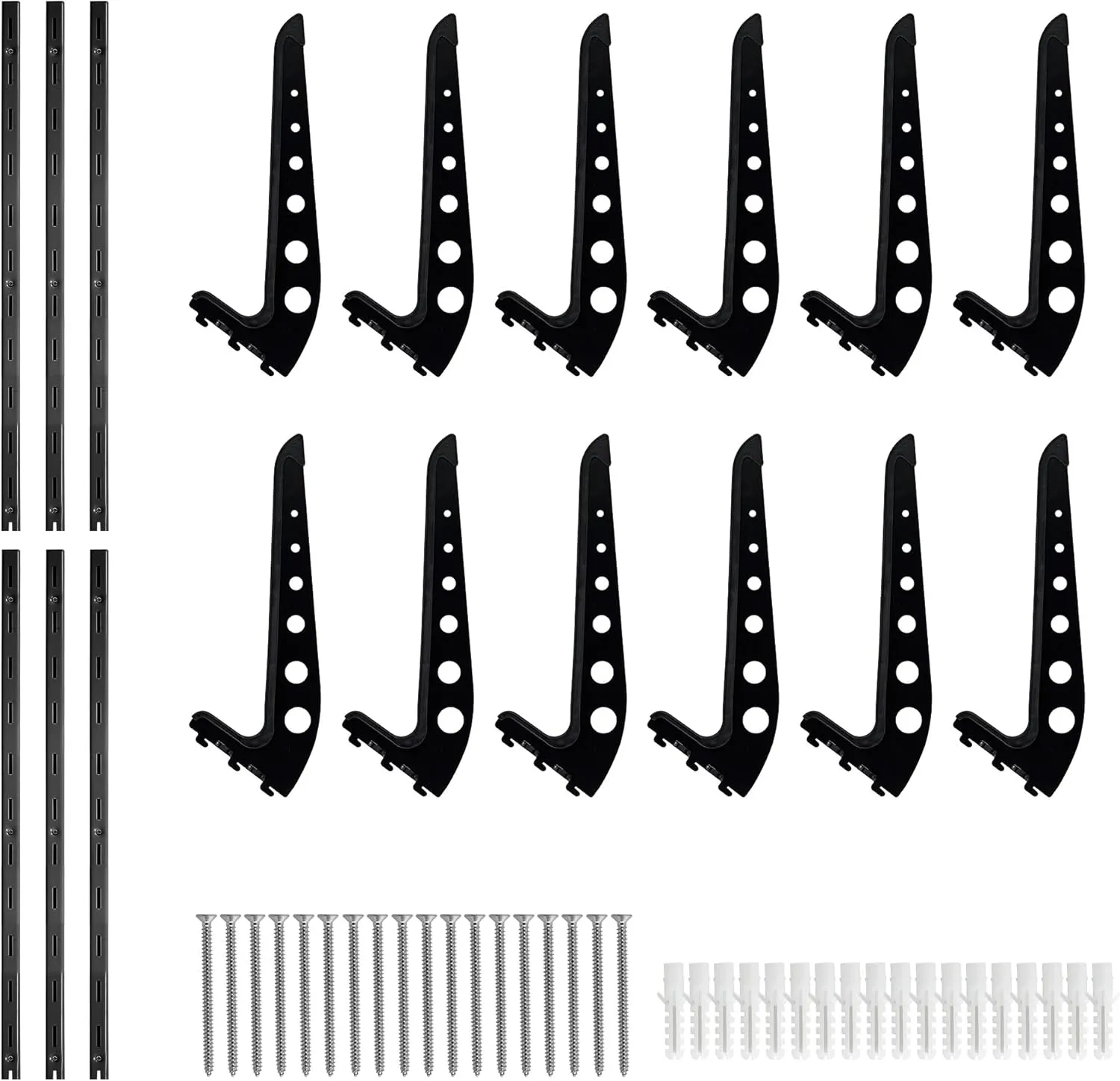 Multi Board Surf Rack Wall Mount for Surfboard, Wakeboard, Snowboard Storage, Adjustable Wall Hangers Boards Display