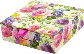 Peony Garden Desk Notes (Note Pad) Hardcover  January 1, 2021