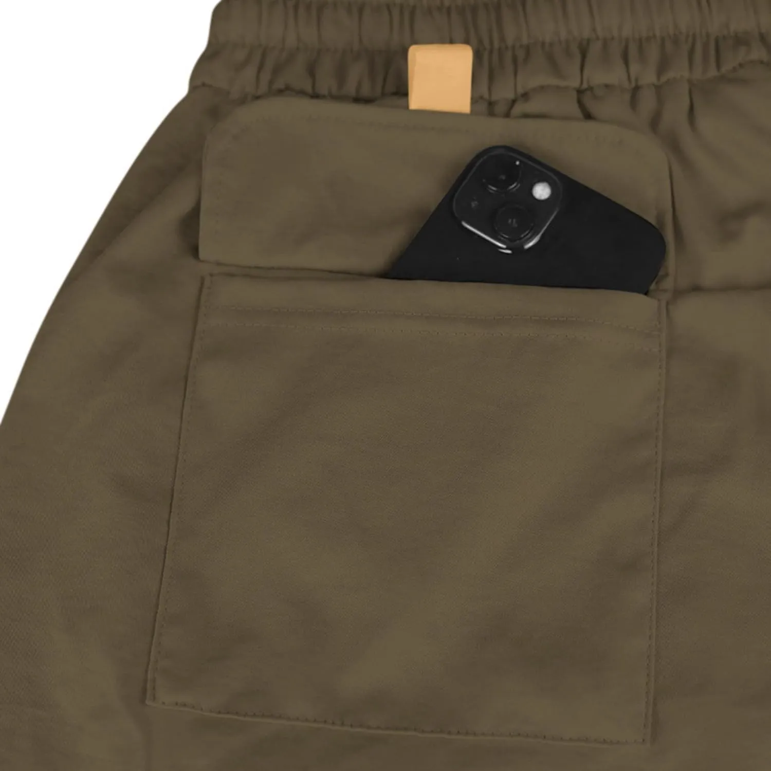 PORCLAY Cargo Shorts for Men Trendy Drawstring Elastic Waist Casual Shorts with Multi Pockets Workout Sport Outdoor
