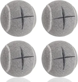 Premium Precut Tennis Balls Walkers 4 Pcs Balls with Precut Opening for Easy Installation,Walker Accessories for Seniors Fit Most Walkers,for Furniture Legs and Floor Protection
