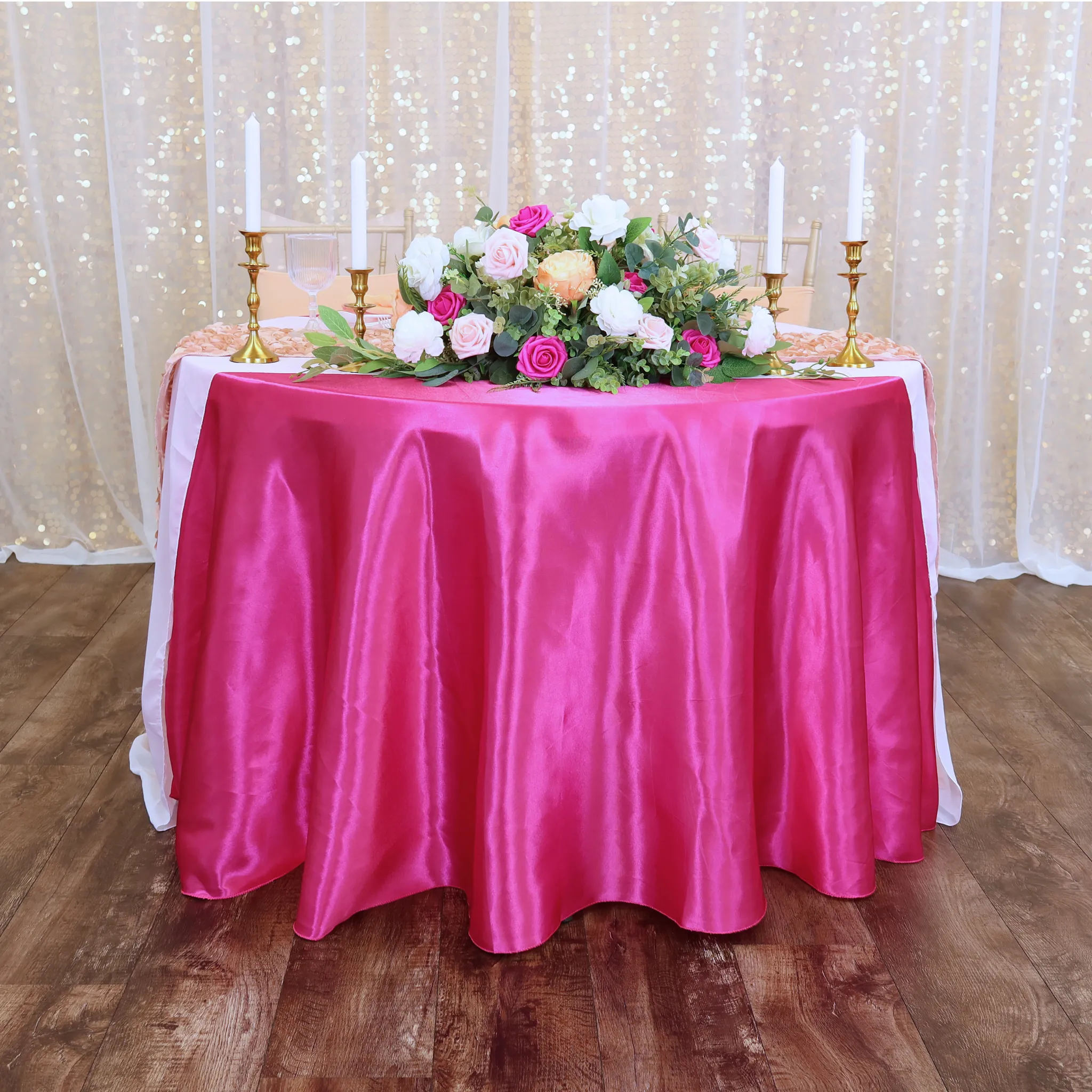 Sheer Voile Flame Retardant (FR) 10ft H x 118" W Drape/Backdrop Curtain Panel - White