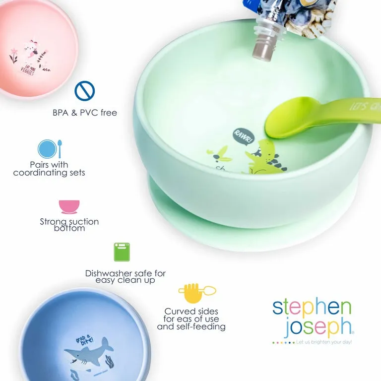 Silicone Bowls Dino