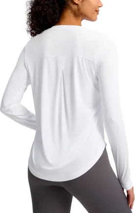 Soothfeel Women's UPF 50  Sun Shirts Long Sleeve SPF UV Protection Rash Guard Lightweight Quick Dry Hiking Workout Tops