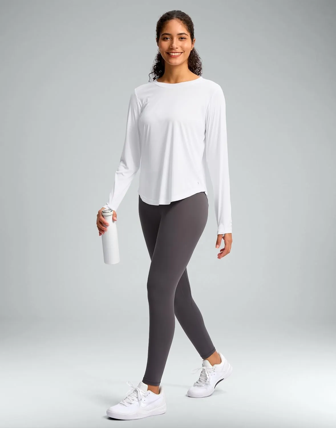 Soothfeel Women's UPF 50  Sun Shirts Long Sleeve SPF UV Protection Rash Guard Lightweight Quick Dry Hiking Workout Tops
