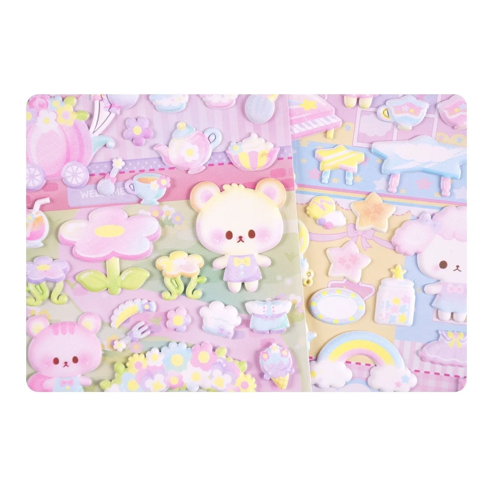 Tiny Bear Puffy Sticker Pack