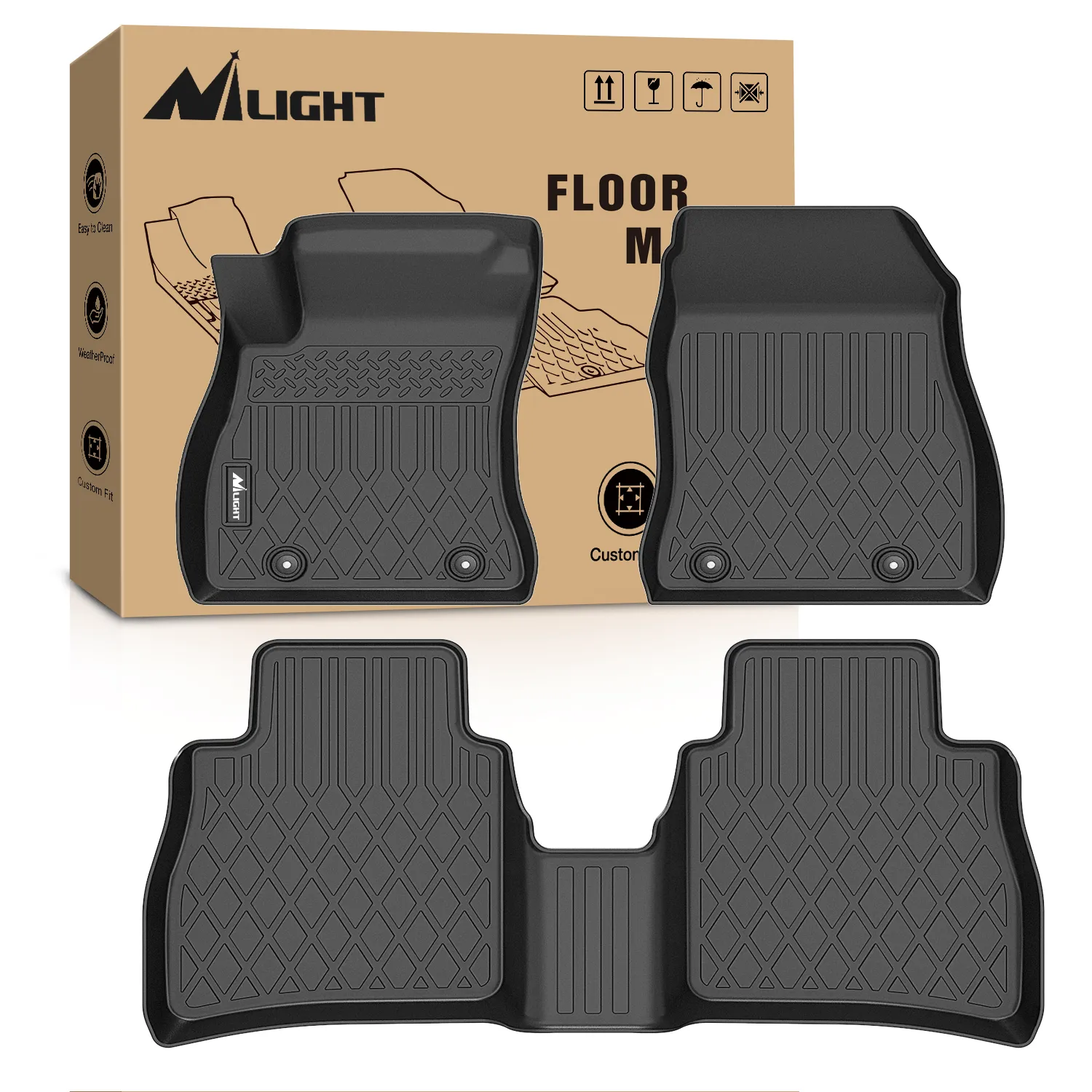 TPE Floor Mats for Nissan Sentra 2014 2015 2016 2017 2018 2019