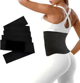 Waist Trainers For Women Belly Fat,Postpartum Belly Wrap For Tummy Control,Bandage Wrap Waist Trainer, Waist Trainer For Women Lower Belly Fat Black